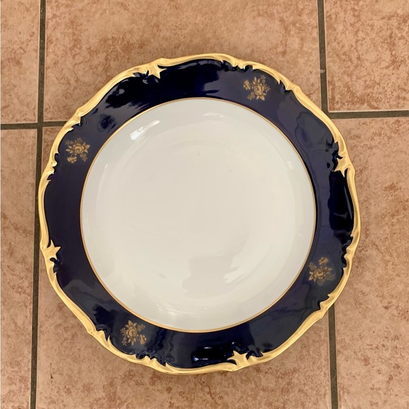 Vintage Reichenbach Echt Kobalt Blue/gold Bowl Germany - Picture 1 of 10